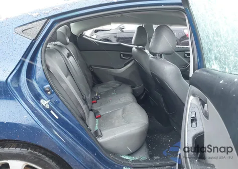 2013 Hyundai Elantra Limited from USA, damaged, VIN KMHDH4AE0DU516686